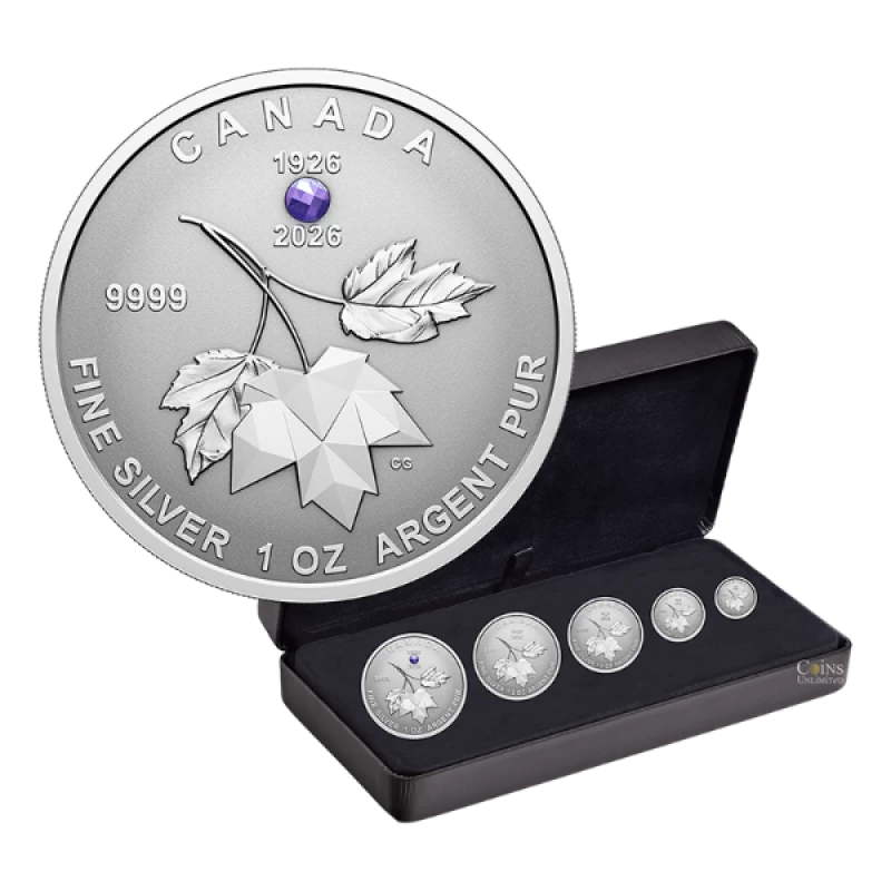 2026 (1926-) Canada 5-Coin Commemorate the 100ᵗʰ Birthday of